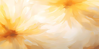 金黄色立秋水彩秋天立秋黄色花纹抽象背景